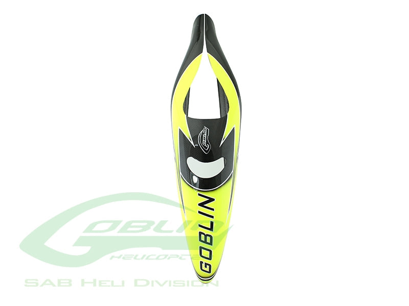 Canomod Airbrush Canopy Yellow/Carbon - Goblin Black Thunder 650